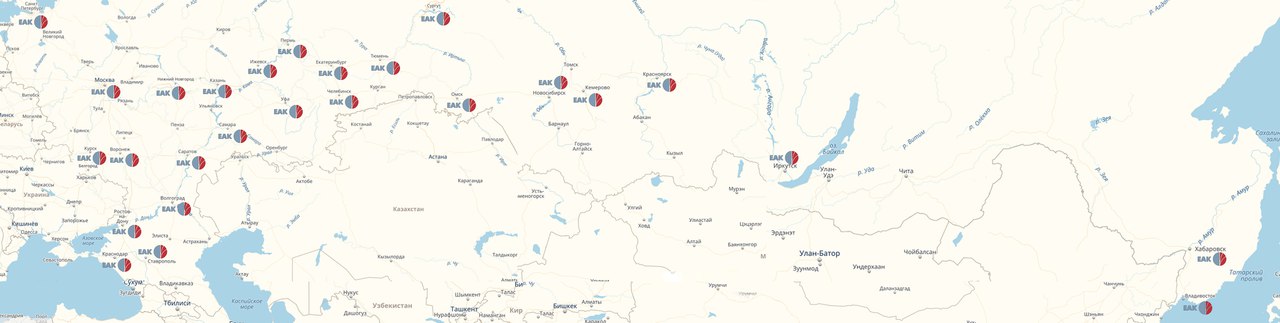 Центры проведения экзаменов